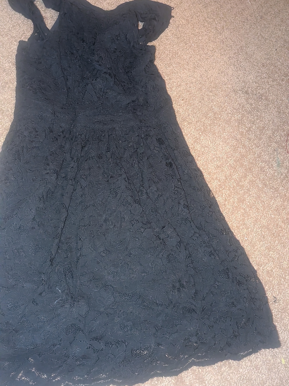 Hollister Black Lace Mini Dress Women's Small S Vintage Y2K